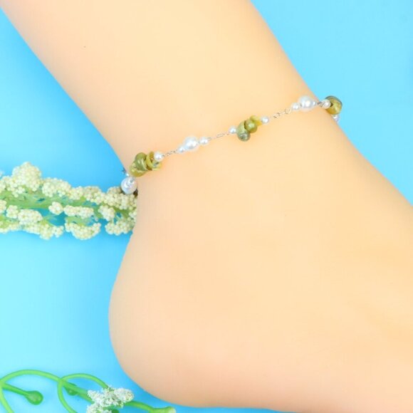 Elegant Handmade Anklet – Perfect for Women & Girls | Ideal Gift Option, DYC1319 - Picture 1 of 7
